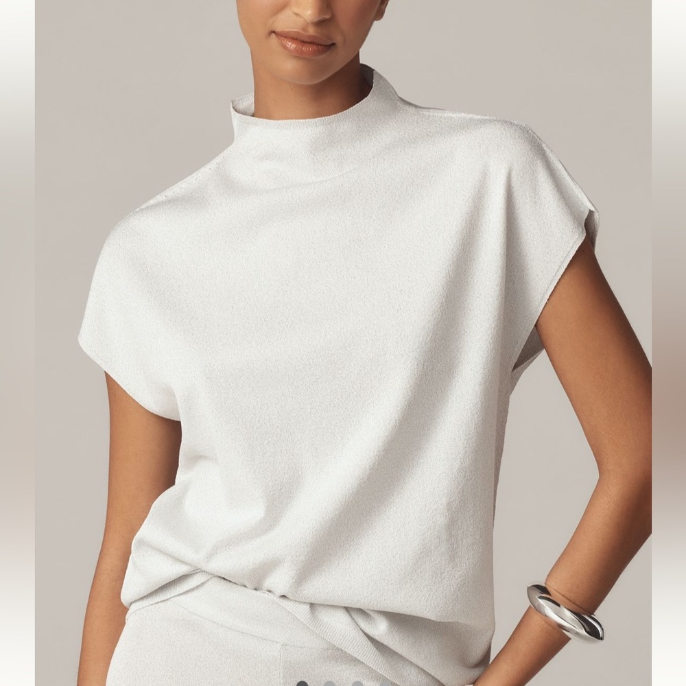 NWT Anthropologie Pilcro Shine Mock Neck Sweater